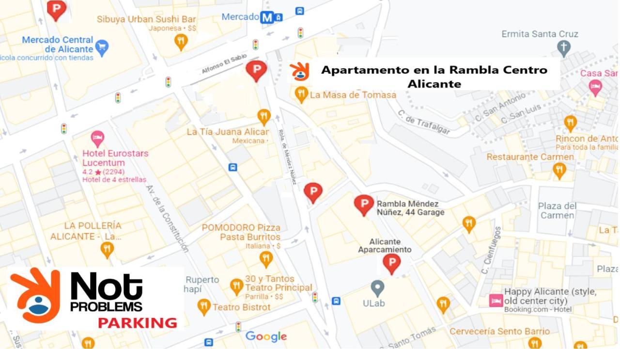 Apartamento En La Rambla Centro Alicante C Eksteriør bilde